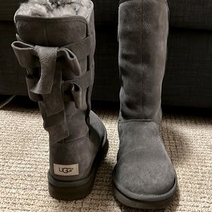 Gray Tall UGGS